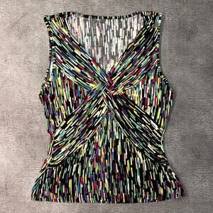 Colorful Abstract Twist Tank Top